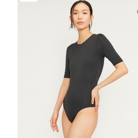 Everlane | The Short-Sleeve Crew Neck Bodysuit | Thong Back | - Picture 1 of 7